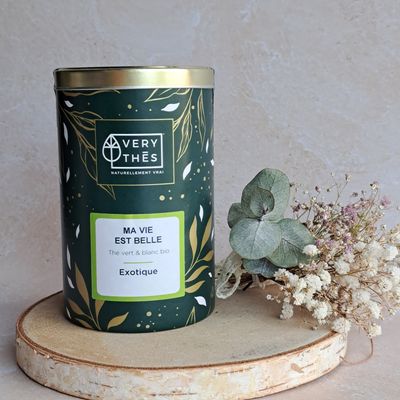 Thé vert & blanc bio - Exotique