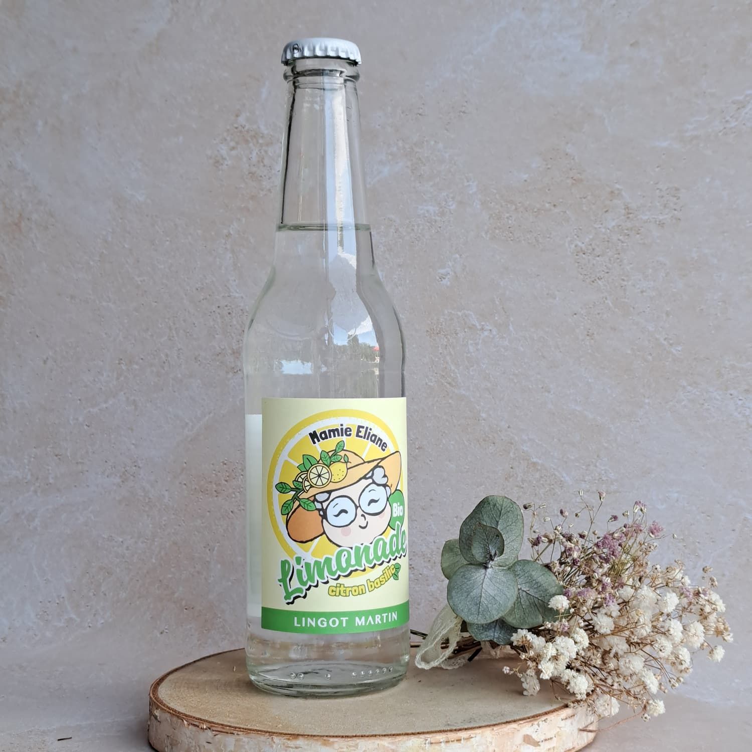 Limonade Bio Citron Basilic 33cl Limonade Bio Citron Basilic 33cl