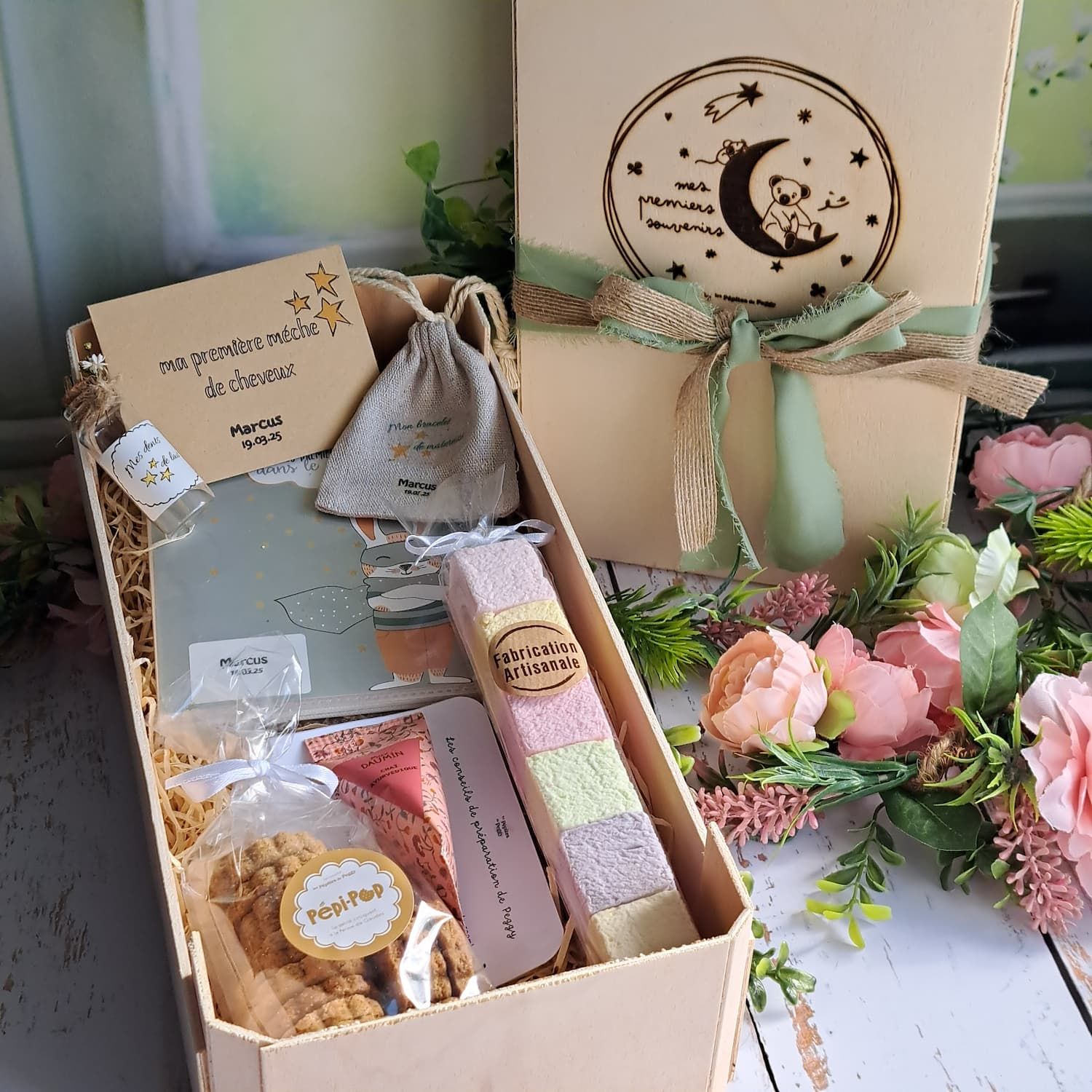 Coffret naissance Coffret naissance "Mes Premiers souvenirs"