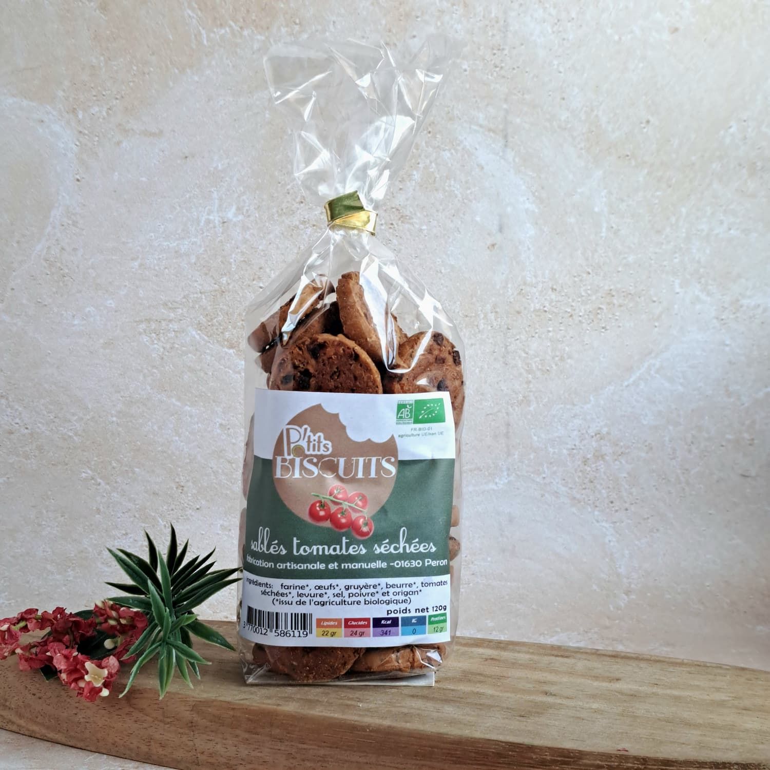 Sablé Apéritif Tomates Séchées Bio