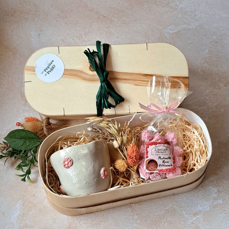 Coffret Coffret "Pause Café -Douceur Fleurie"