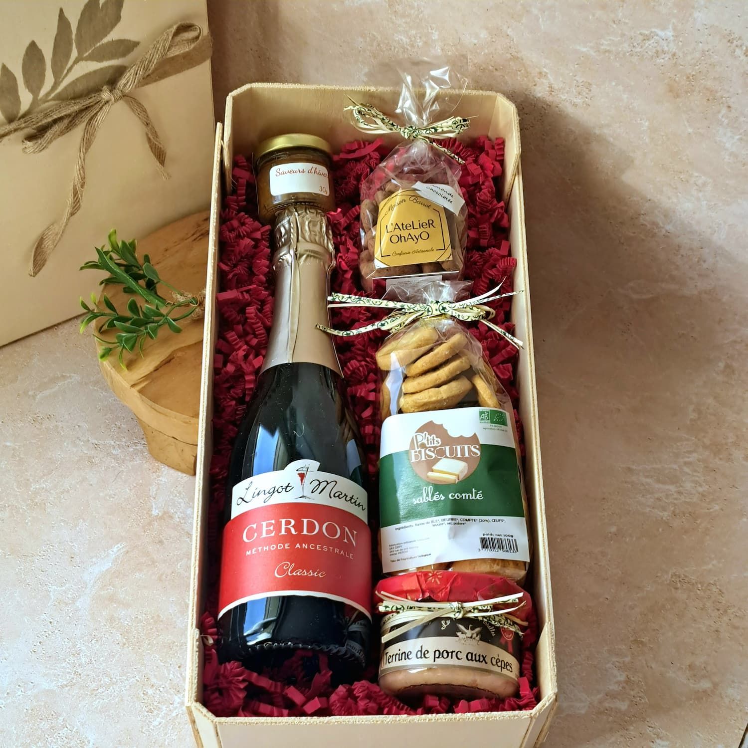 Coffret Coffret " Bulles & Gourmandises"