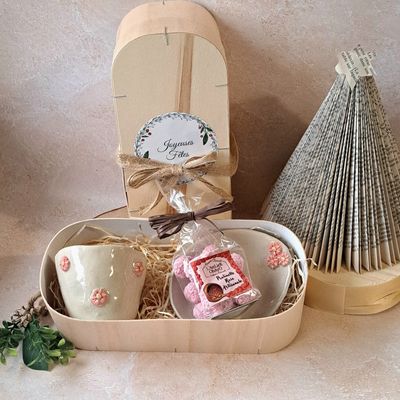 Coffret "Pause Café -Douceur Fleurie"