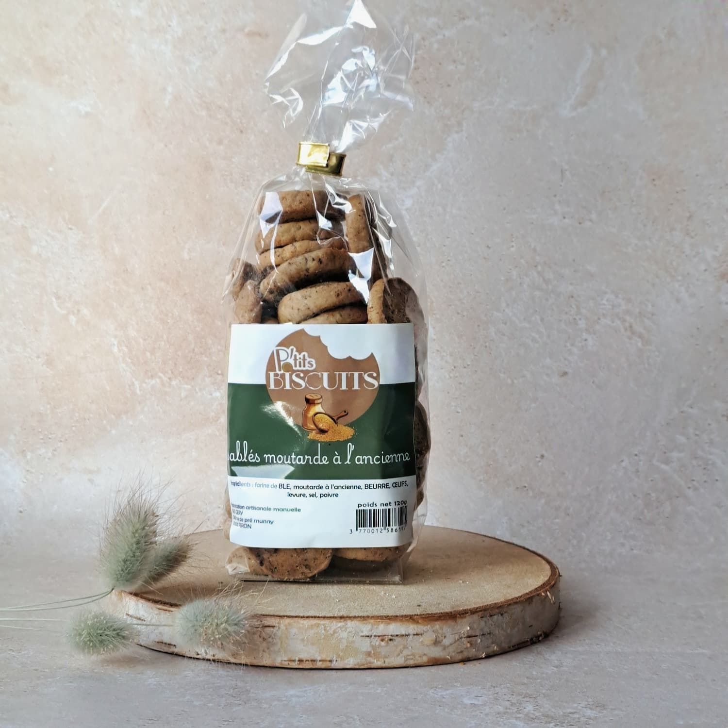 Sablés Apéritif Moutarde à l'ancienne Sablés Apéritif Moutarde à l'ancienne