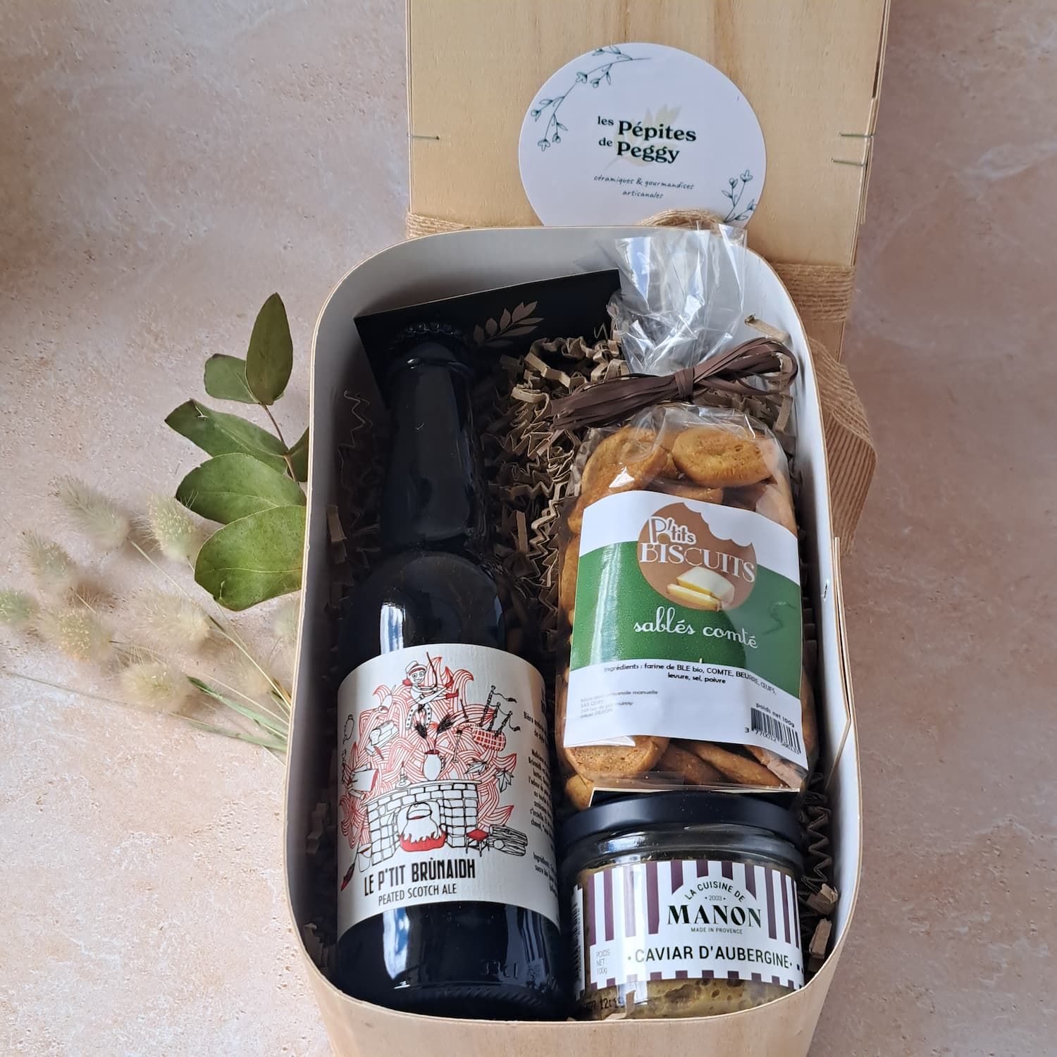 Coffret  "La Pause du Brasseur" version ambrée