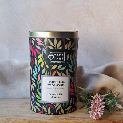 Thé vert & blanc bio - Framboise-Rose