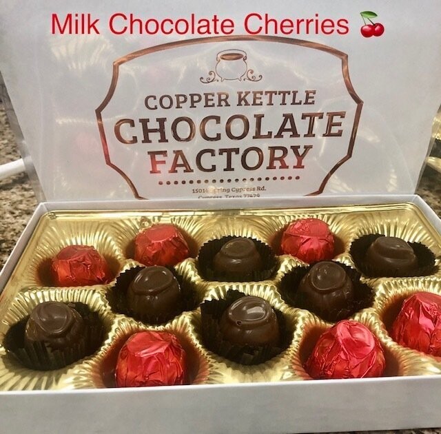 Milk Chocolate Cordial Cherries-24 Piece
