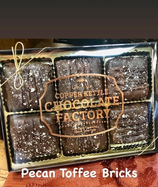 Texas Pecan Toffee Bricks--Milk Chocolate