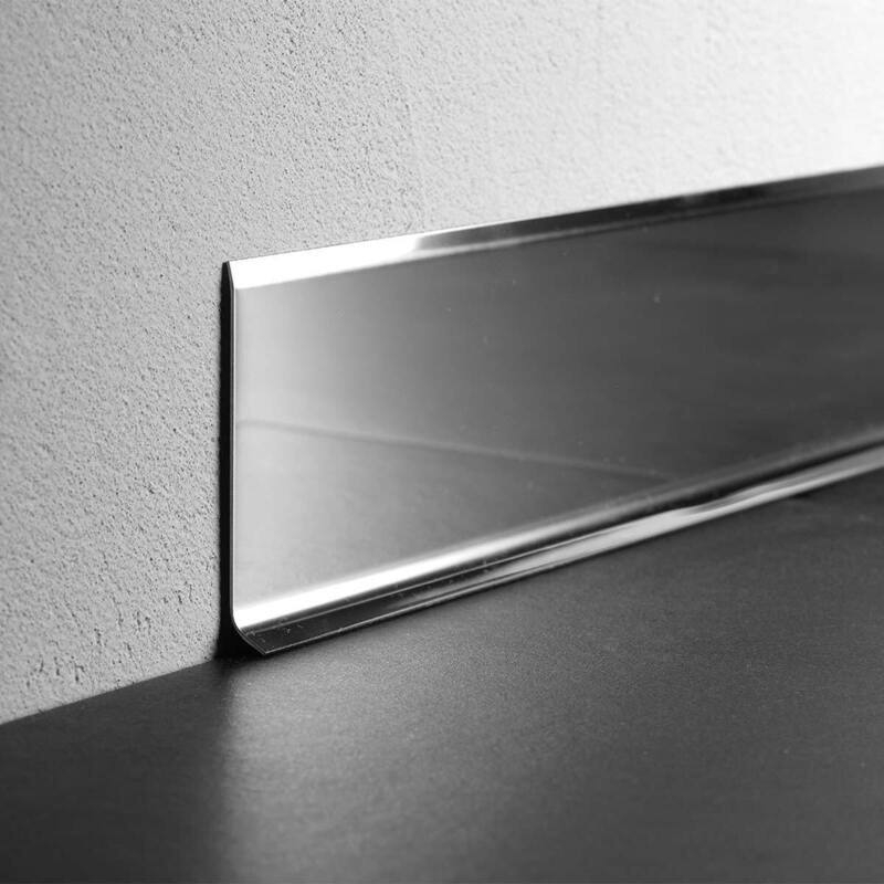 Nerūsējošā tērauda grīdlīste SKIRTING 100-150
