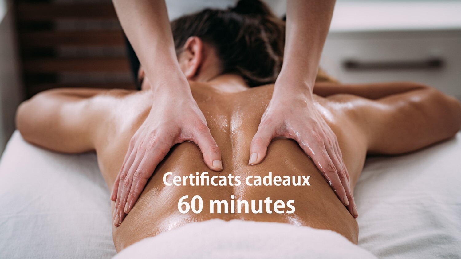 Certificat-cadeau pour un massage de 60 minutes