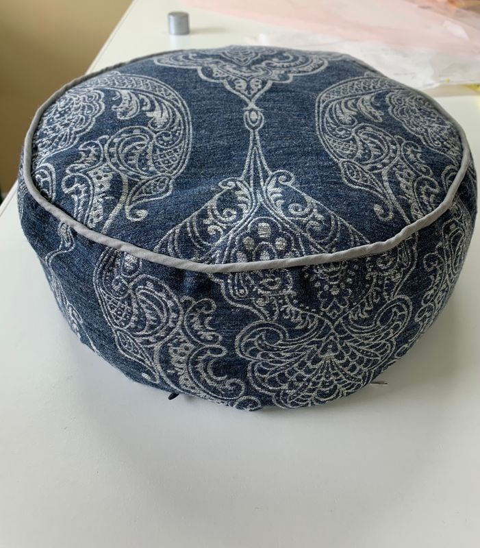 Zafu (cousin) de méditation 31,8 x 15,2 cm