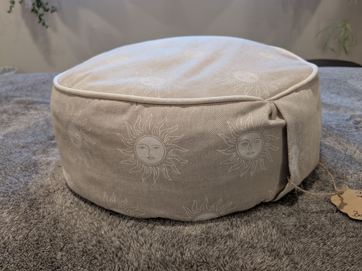 Zafu (cousin) de méditation lilas 31,8 x 15,2 cm