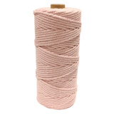 Yarn Traders Natural Eco Light Pink 3mm x 100m Soft Macrame Rope