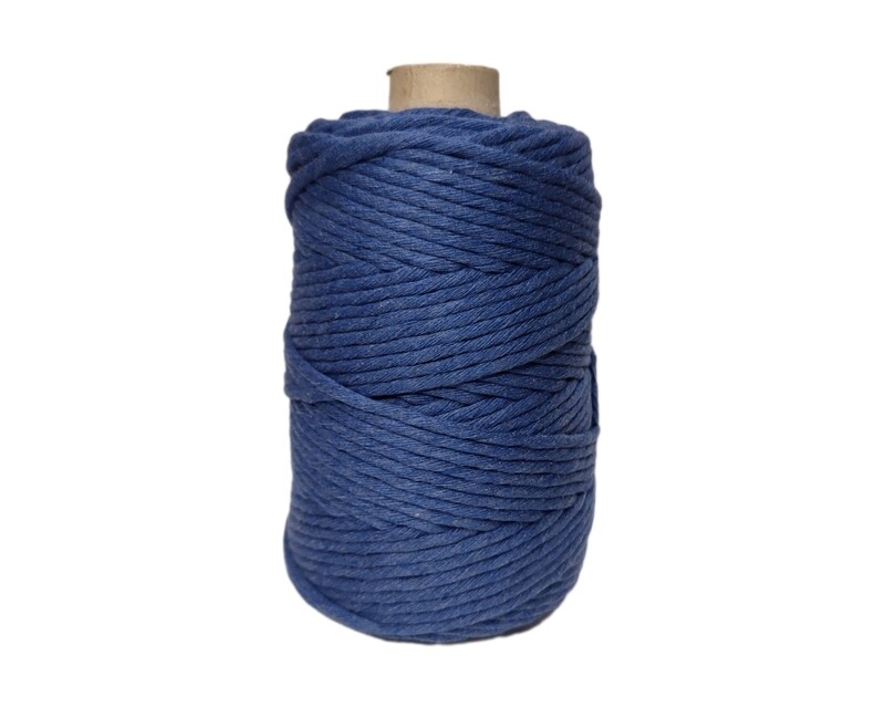 Premium Super Soft Royal Blue 5mm x 100m Macrame Cotton Cord