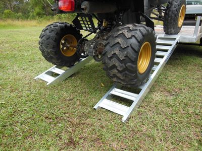 Non-Folding ATV & UTV Ramps - 3.5 metres long - 1.5 tonne capacity - Pair
