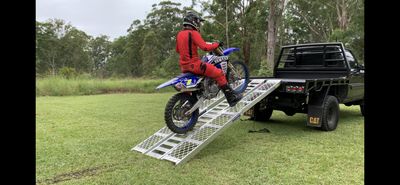 Folding Motorbike Ramps - 2.5 metres long - 500 kg capacity - Pair