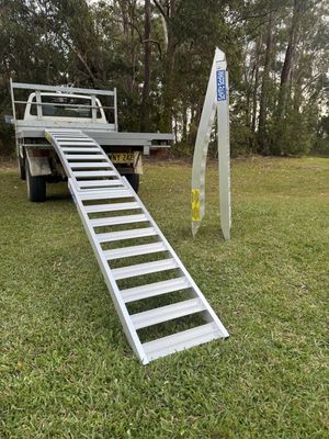 Folding Mower Ramps