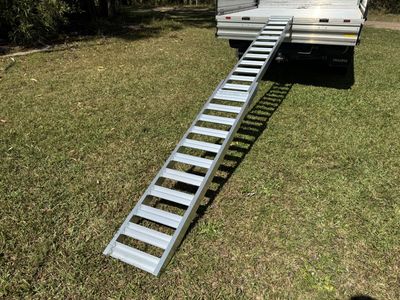 Folding Motorbike Ramp - 3.5 metres long - 300 kg capacity