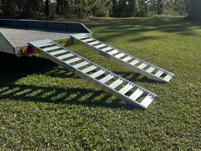 2 metres long - Non-Folding ATV & UTV Ramps - 1 tonne capacity - Pair