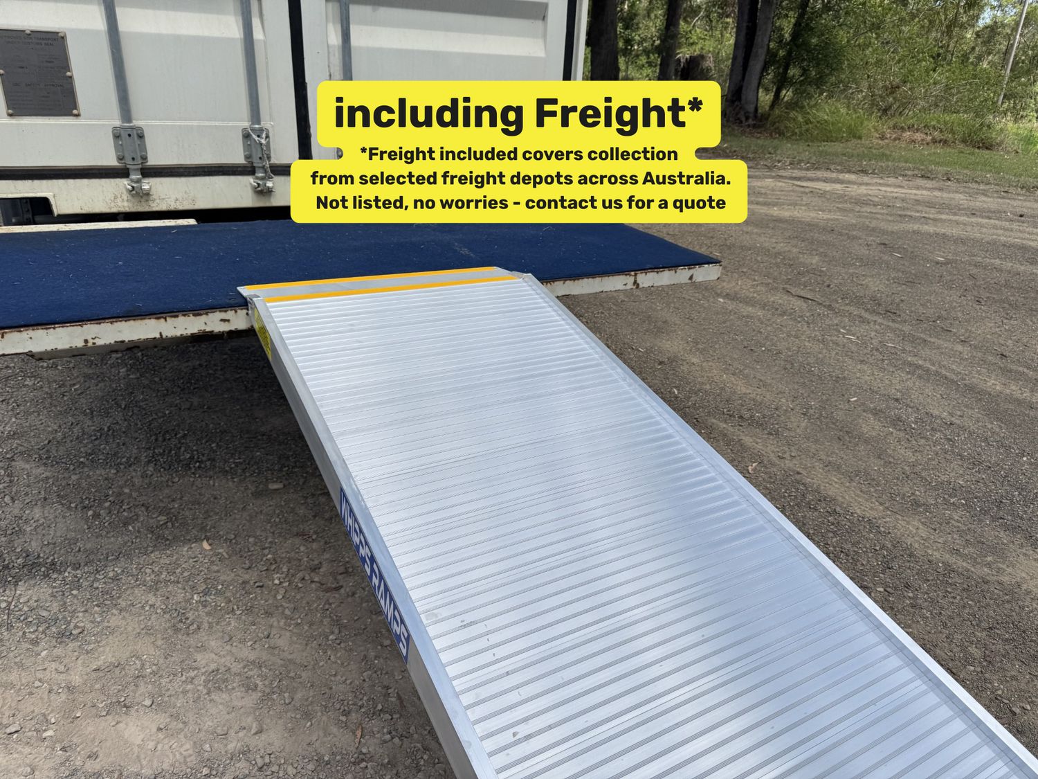 Whipps Ramps - Remoalist walk board loading ramp 4.5 metres long