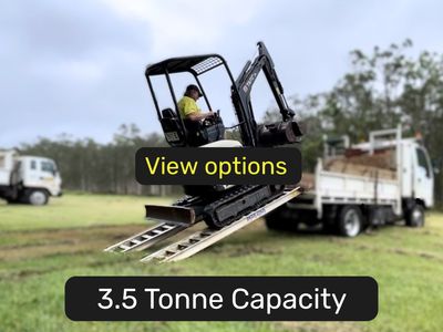 3.5 tonne capacity machinery loading ramps
