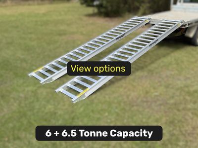 6 tonne capacity machinery loading ramps