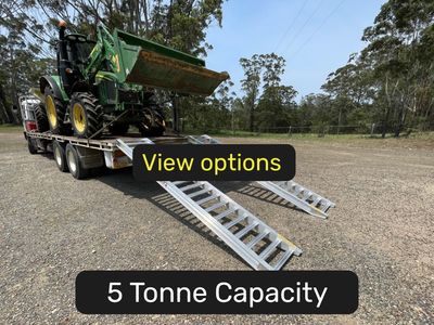 5 tonne capacity machinery loading ramps