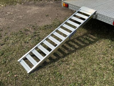 Non-Folding Motorbike Ramps - 2.4 metres long - 500 kg capacity load harley davidson , bmw adventure bike, honda shadow, motorcycles onto trailers