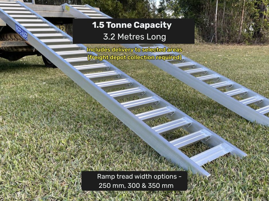 3.2 M long - 1.5 T capacity - from $1180 inc *freight 3.2 M long - 1.5 T capacity - from $1180 inc *freight
