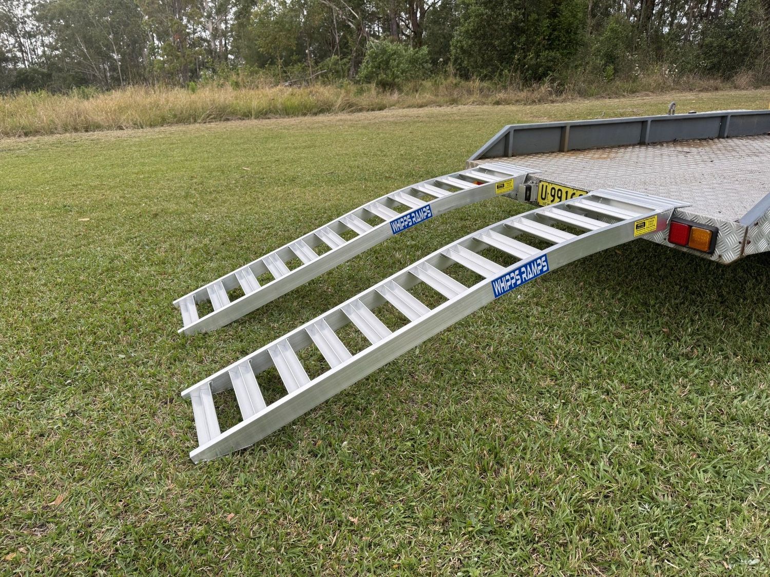 2M Aluminium Zero Turn Mower Loading Ramps - 1 tonne capacity - prices from $480 inc GST 2M Aluminium Zero Turn Mower Loading Ramps - 1 tonne capacity - prices from $480 inc GST