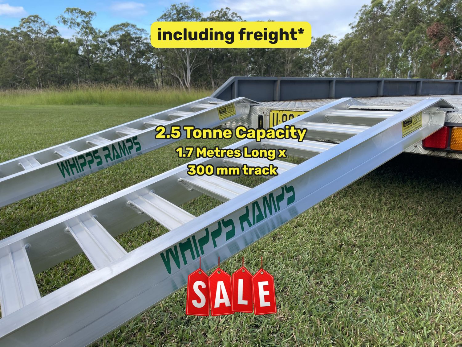 1.7 m long - 2.5 tonne capacity - $650 inc GST 1.7 m long - 2.5 tonne capacity - $650 inc GST