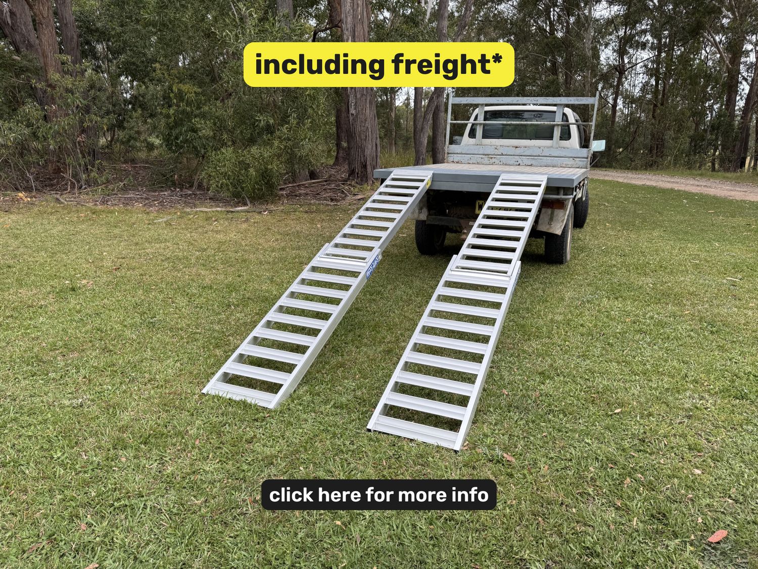 3 m - folding ATV Quad Bike ramps - 800 kg capacity - from $940 inc GST