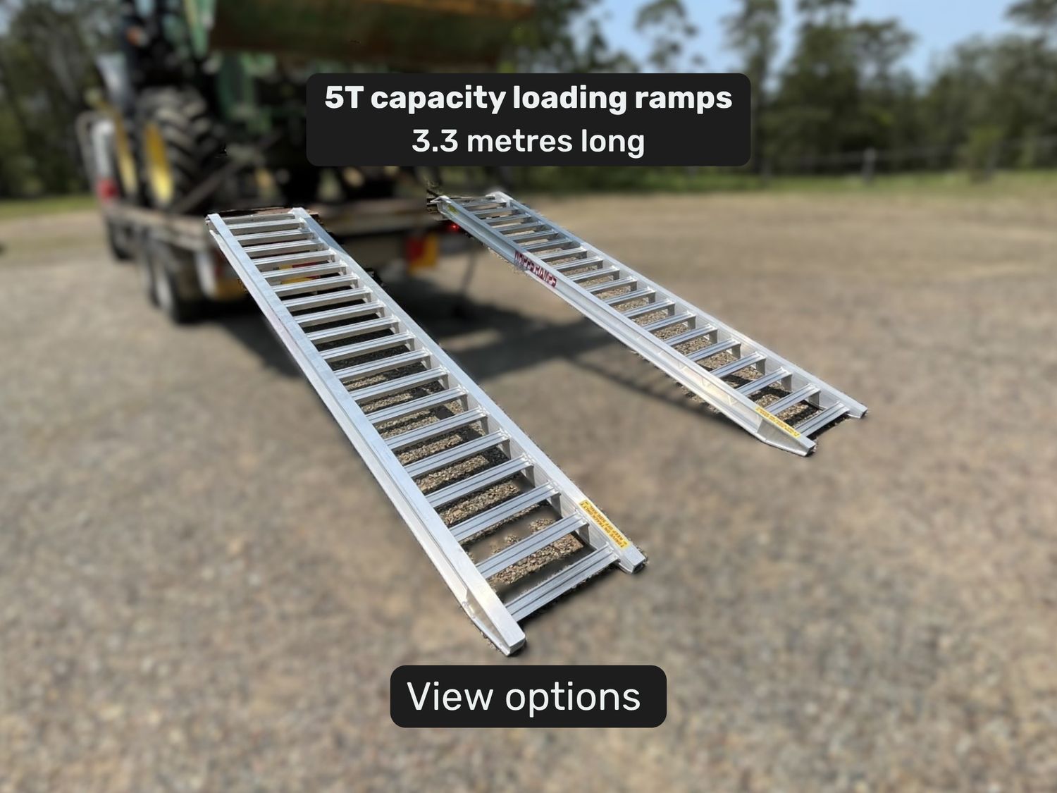 5 Tonne Loading Ramps – 3.3m Aluminium Excavator & Machinery Ramps 5 Tonne Loading Ramps – 3.3m Aluminium Excavator & Machinery Ramps