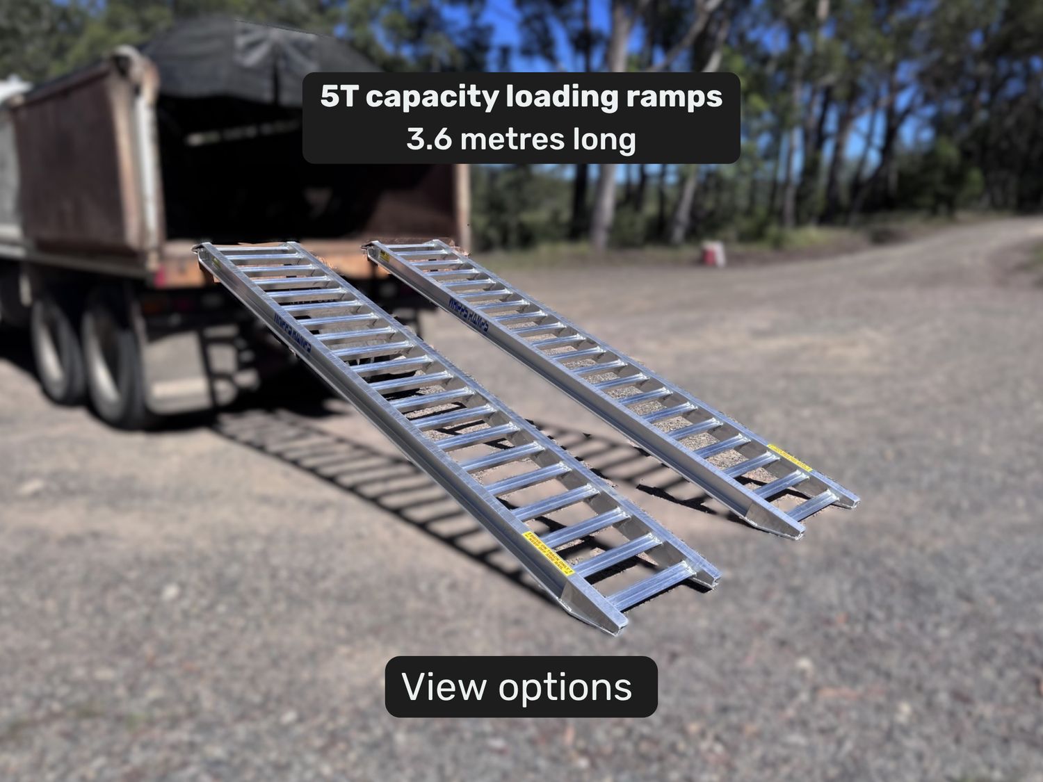 5 Tonne Loading Ramps – 3.6m Aluminium Excavator & Machinery Ramps 5 Tonne Loading Ramps – 3.6m Aluminium Excavator & Machinery Ramps