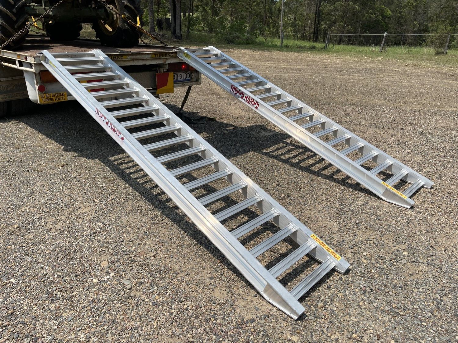 7.5 Tonne Loading Ramps – 3.3m Aluminium Excavator & Machinery Ramps - Prices from $3050 inc GST 7.5 Tonne Loading Ramps – 3.3m Aluminium Excavator & Machinery Ramps - Prices from $3050 inc GST