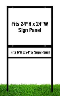 24&quot; x 24&quot; Real Estate Sign Frame