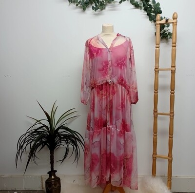 Pink Marble Dress
