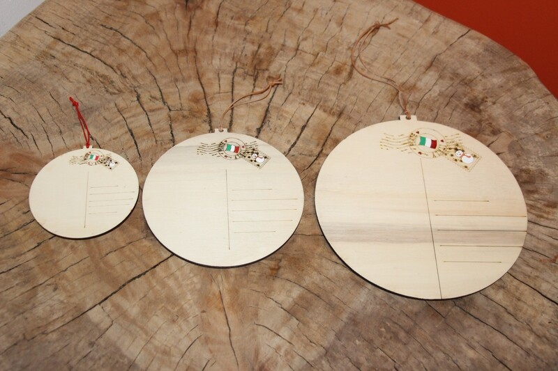 DECORAZIONE CARTOLINA "BUON NATALE IN CAMMINO"