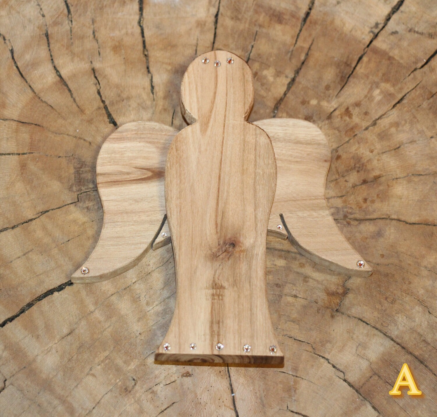ANGIOLETTO CUSTODE IN LEGNO MASSELLO