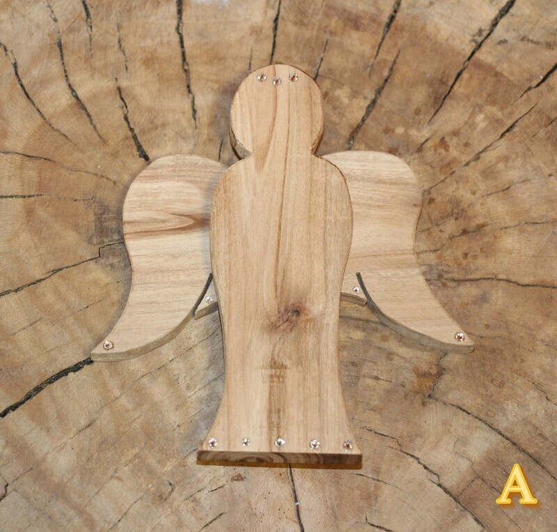 ANGIOLETTO CUSTODE IN LEGNO MASSELLO