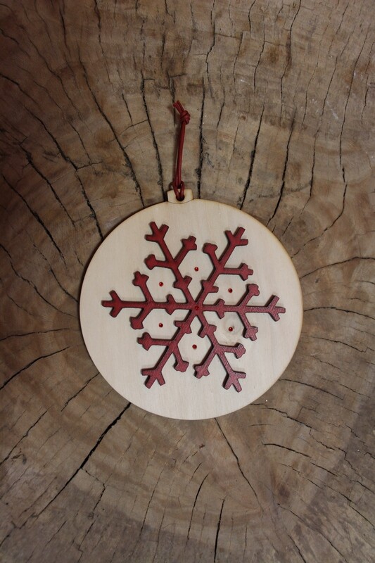 DECORAZIONE NATALIZIA &quot;FIOCCO DI NEVE&quot;