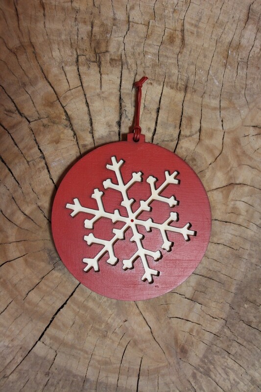 DECORAZIONE NATALIZIA "FIOCCO DI NEVE"
