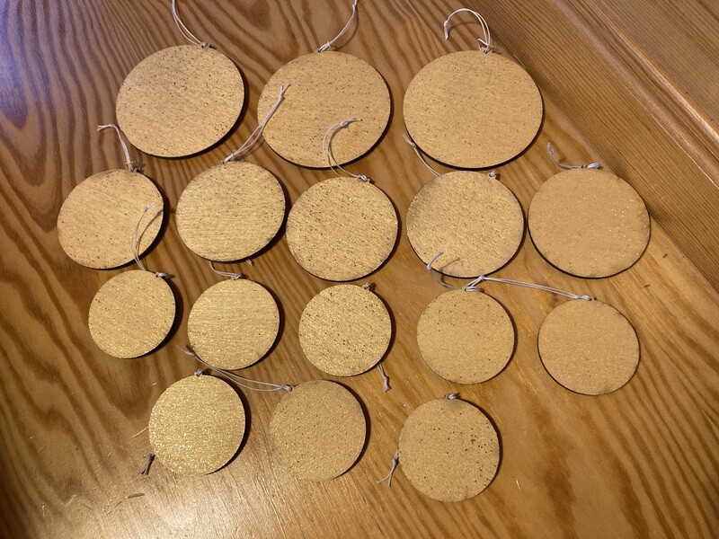 SET 16 DECORAZIONI PER ALBERO DI NATALE