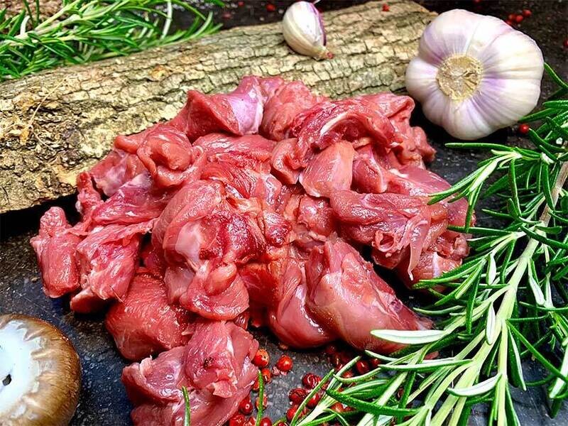 Wildschwein Edelgulasch handgeschnitten Wildschwein Edelgulasch handgeschnitten