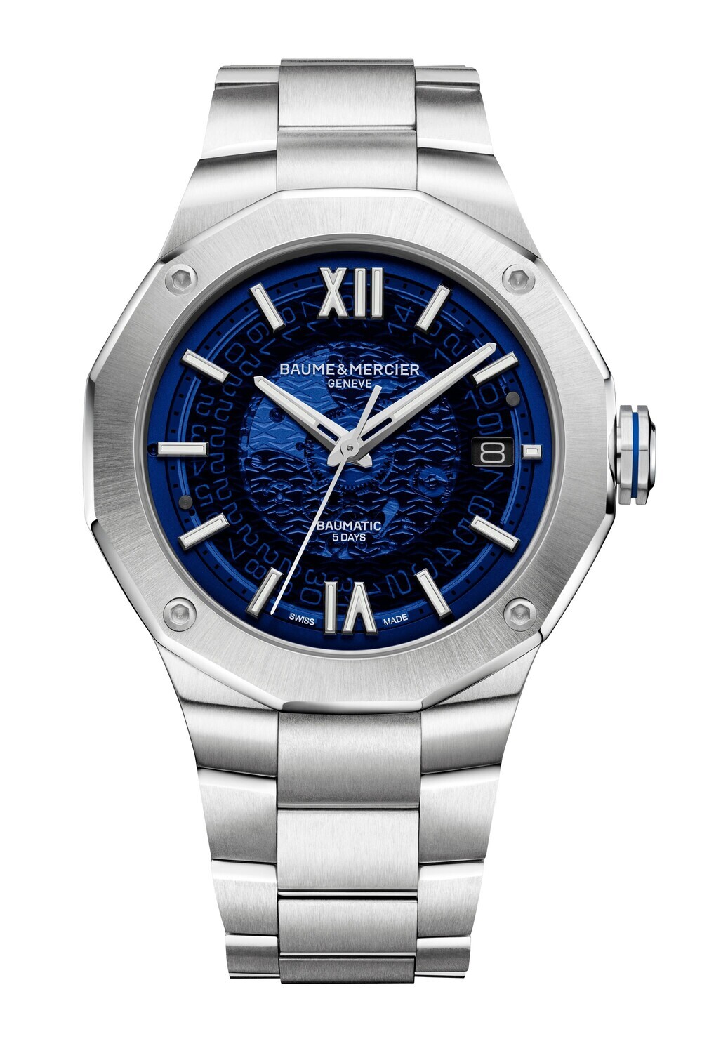Baume \u0026 Mercier Riviera Automatico Baumatic 42 mm Blu 10616