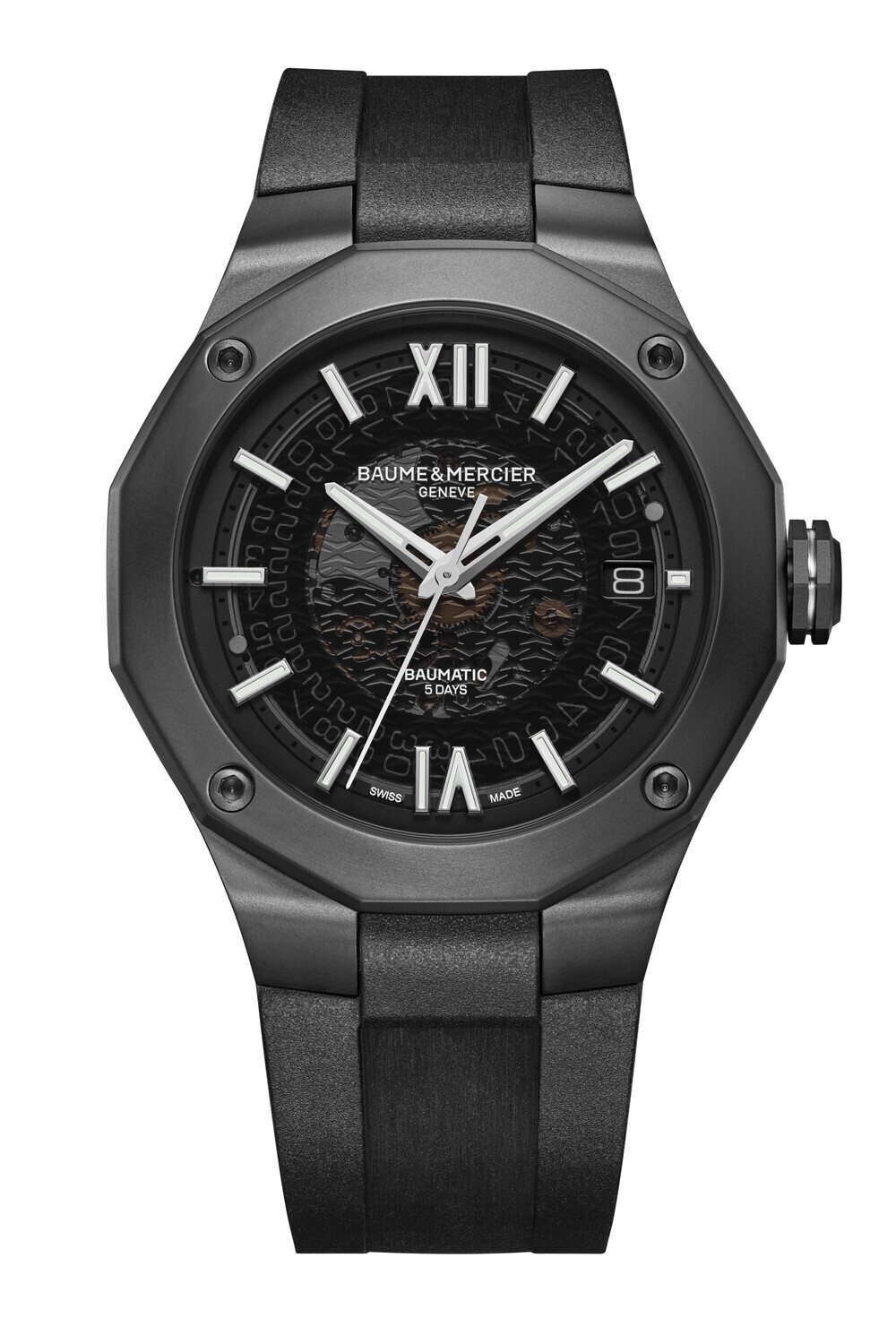 Baume \u0026 Mercier Riviera Automatico Baumatic 42 mm Nero 10617