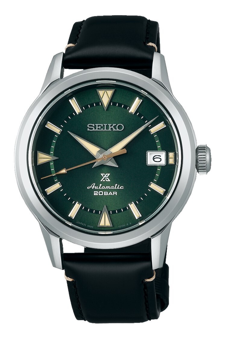 Seiko Prospex Alpinist Automatic 39 mm Verde Pelle - SPB245J1