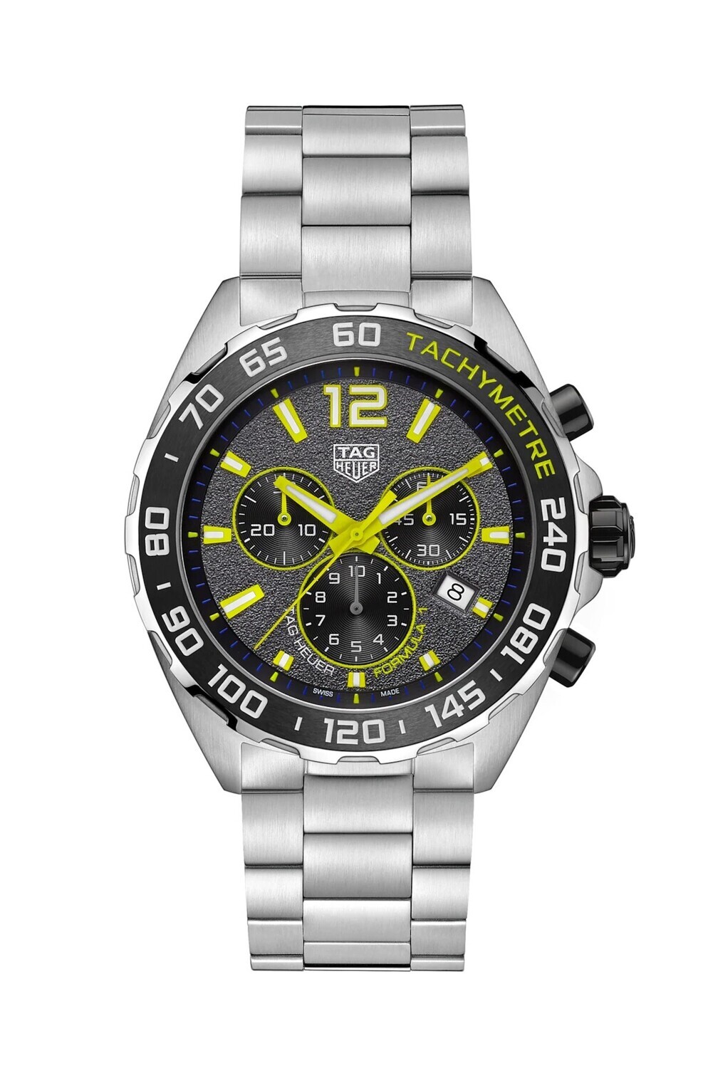 Tag Heuer Formula 1 Cronografo Quarzo Grigio Giallo 43 mm CAZ101AG.BA0842