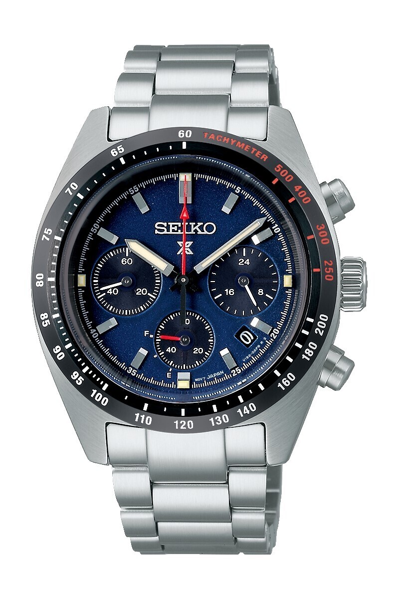 Seiko Prospex Speedtimer Solar Chronograph 39 mm Blu SSC815P1