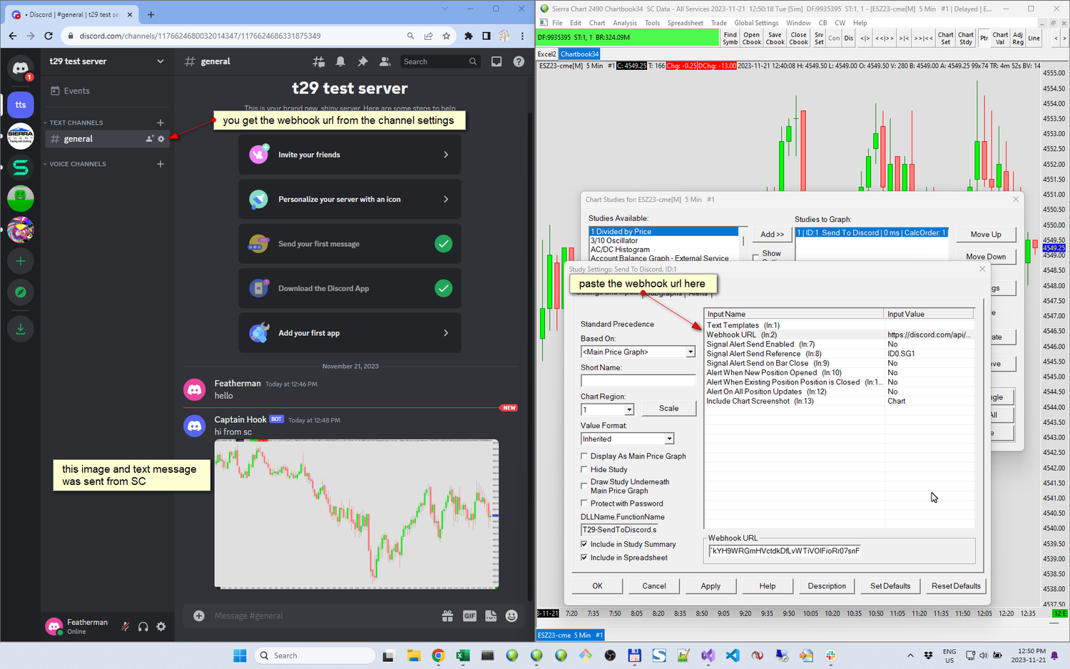 SierraChart-Discord